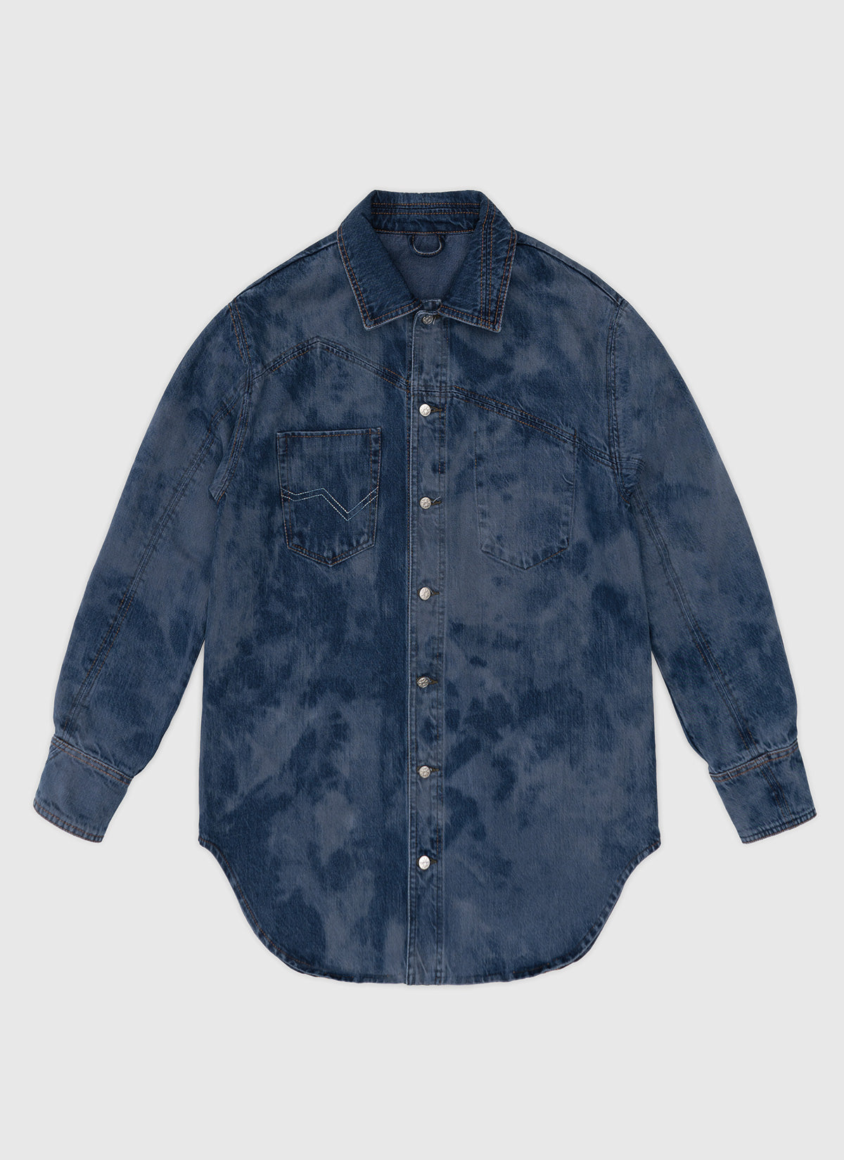 Layering Shirt - Blue Cloud